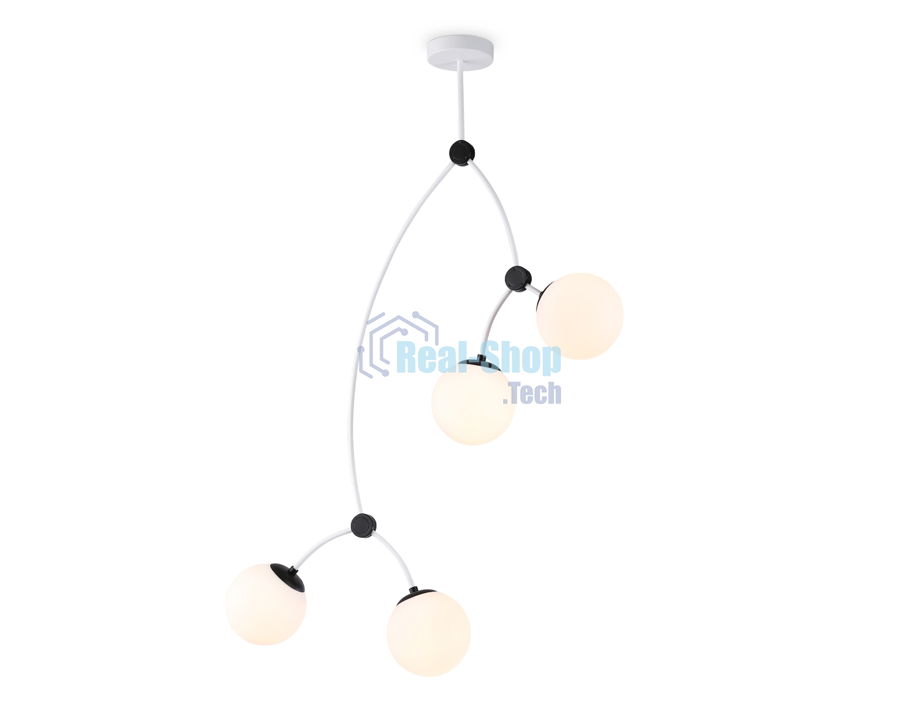 Светитльник Ambrella Light TR2572/4 WH/BK белый/черный E27/4 max 60W D790*1120