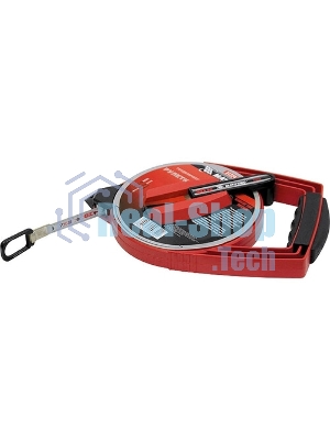 Рулетка геодезическая Matrix MASTER 31226, 50 м х 12,5 мм, металлическая лента, закрытый корпус