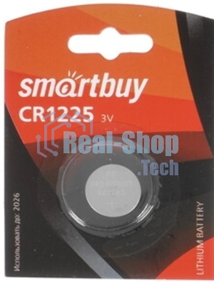 Батарейка Smartbuy CR1225/1B (12/720) (SBBL-1225-1B) (1 шт. в уп-ке)