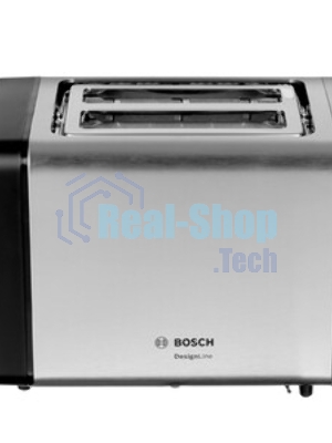 Тостер Bosch TAT4P420 нержавеющая сталь, 970 Вт, 2 слота