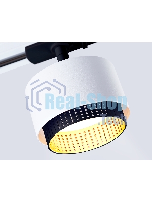 Трековый однофазный светильник Ambrella light GL5379 WH/BK белый/черный GX53 max 12W D95*130