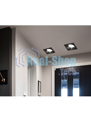 Светильник Ambrella light TN52342 SBK/GBK черный песок/черный глянец GX53 max 12W 115*115*25