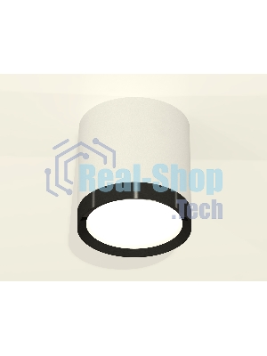 Светильник Ambrella Light XS8141002 SWH/PBK белый песок/черный полированный GX53 (C8141, N8113)