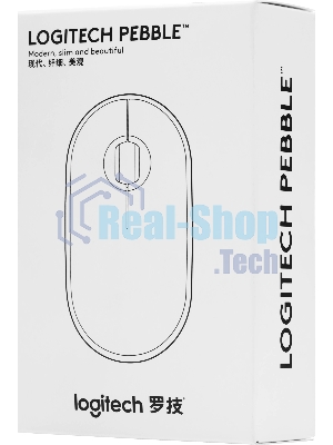 Мышь беспроводная Logitech Pebble M350 графитовый, 1000 dpi, радиоканал, Bluetooth, USB, кнопки - 3