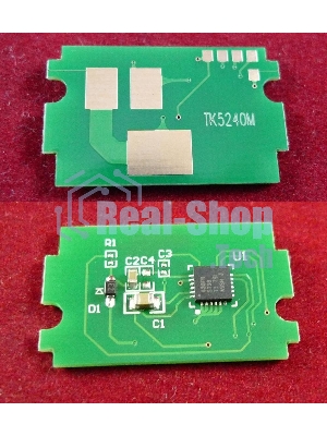 Чип для Kyocera Ecosys P5026cdn/M5526cdn (TK5240M) Magenta 3K (ELP, Китай)