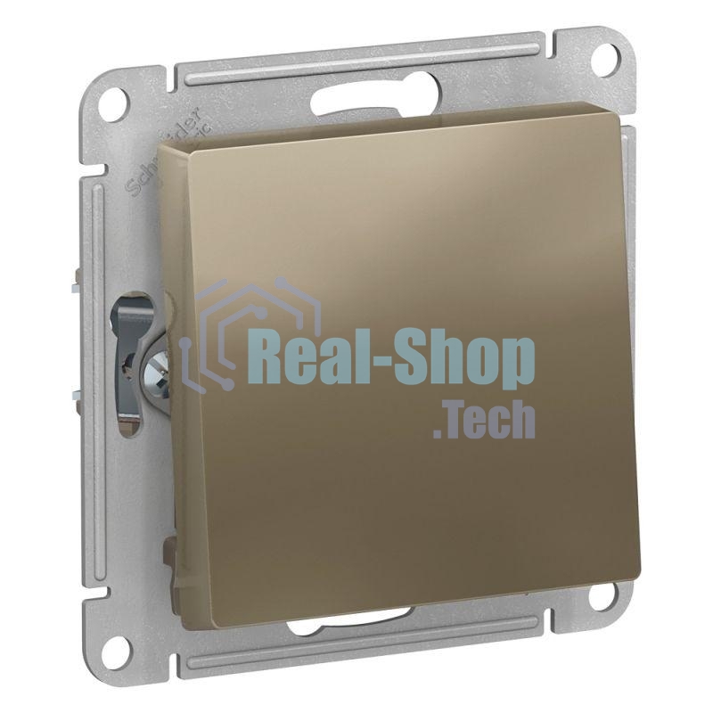 Механизм переключателя 1-кл. ATLAS DESIGN (сх.6) 10АХ шампань SchE ATN000561