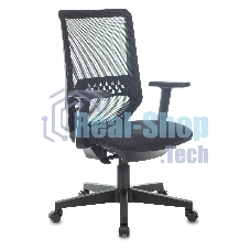 Кресло Бюрократ MC-611N TW-01 38-418 черный, сетка/ткань, 120 кг, механизм качания