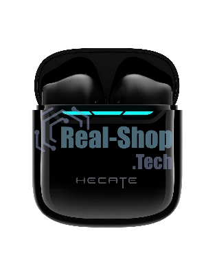 Наушники TWS Edifier Hecate GM3 Plus черный, вкладыши, Bluetooth, до 5.5 ч