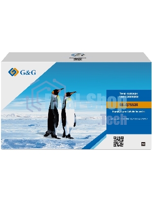 Картридж лазерный G&G GG-Q7553X черный (7000стр.) для HP LJ P2010/P2014/P2015/M2727nf MFP