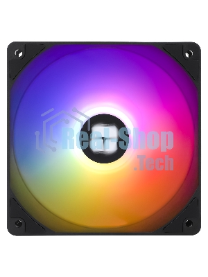 Кулер для корпуса Thermaltight TL-C12C-S (120x120x25мм, 4-pin PWM, ARGB, 66.17CFM, 25.6dBA, 1550RPM, черный)