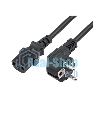 Шнур сетевой Rexant СЕЕ 7/7 (Schuko) – IEC 320 C13 3x1,0мм², длина 5м
