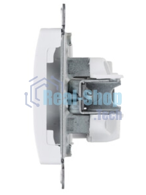 Механизм розетки 1-м СП Glossa 16А IP20 без заземл. бел. SchE GSL000141