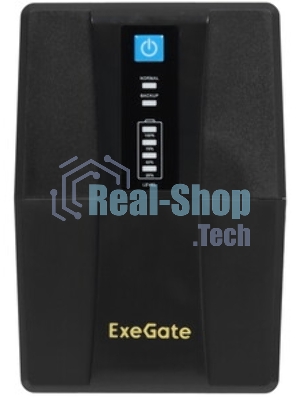Источник бесперебойного питания ExeGate EX292764RUS SpecialPro UNB-600.LED.AVR.2SH.RJ.USB 600VA/360W, LED, AVR, 2*Schuko, RJ45/11, USB, черный