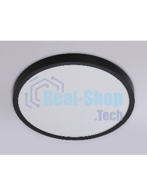 Светильник светодиодный ультратонкий Ambrella light FZ1953 BK черный IP54 20W 5000K D270*15 (Без ПДУ)