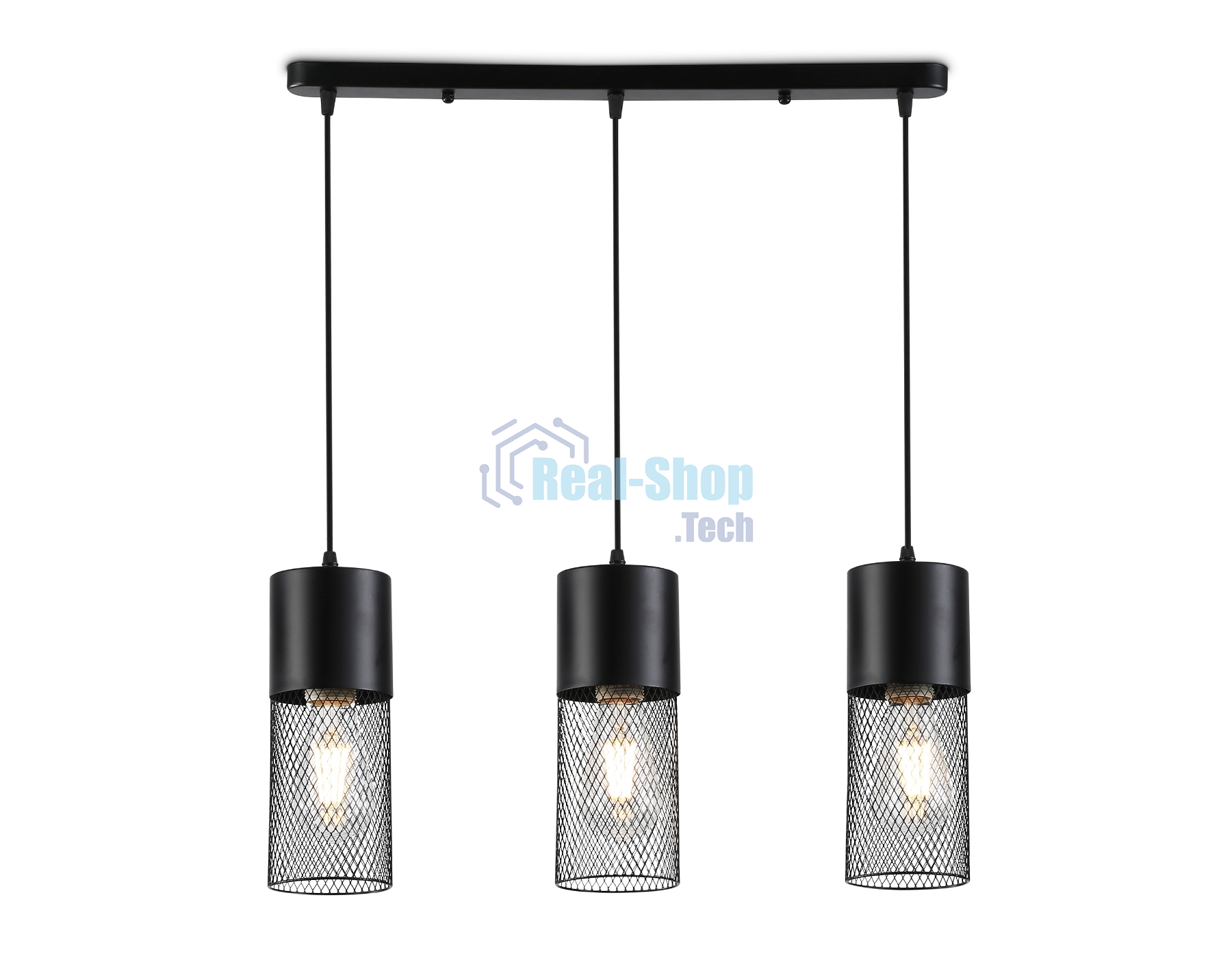 Светильник Ambrella light TR8501/3 BK черный E27/3 max 60W 550*100*1000