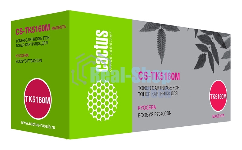 Картридж лазерный Cactus CS-TK5160M пурпурный (12000стр.) для Kyocera Ecosys P7040cdn