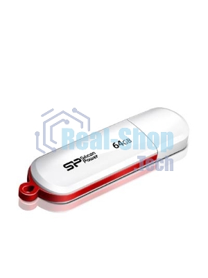 Флешка USB Silicon Power R/W 64Gb LuxMini 320 SP064GbUF2320V1W USB 2.0 белый