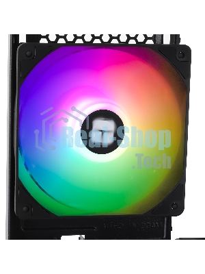 Кулер для корпуса Thermaltight TL-C12C-S (120x120x25мм, 4-pin PWM, ARGB, 66.17CFM, 25.6dBA, 1550RPM, черный)