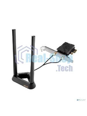 Сетевой адаптер Wi-Fi + Bluetooth Asus PCE-BE92BT BE9400 PCI Express (ант.внеш.несъем.) 2ант.