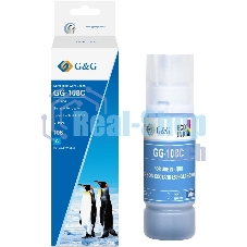 Чернила G&G GG-108C C13T09C24A голубой70мл для Epson Ecotank L8050/L18050