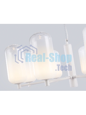 Подвесной светодиодный светильник Ambrella light LH11109/8 WH/FR белый/белый матовый 28W 3000K D720*280