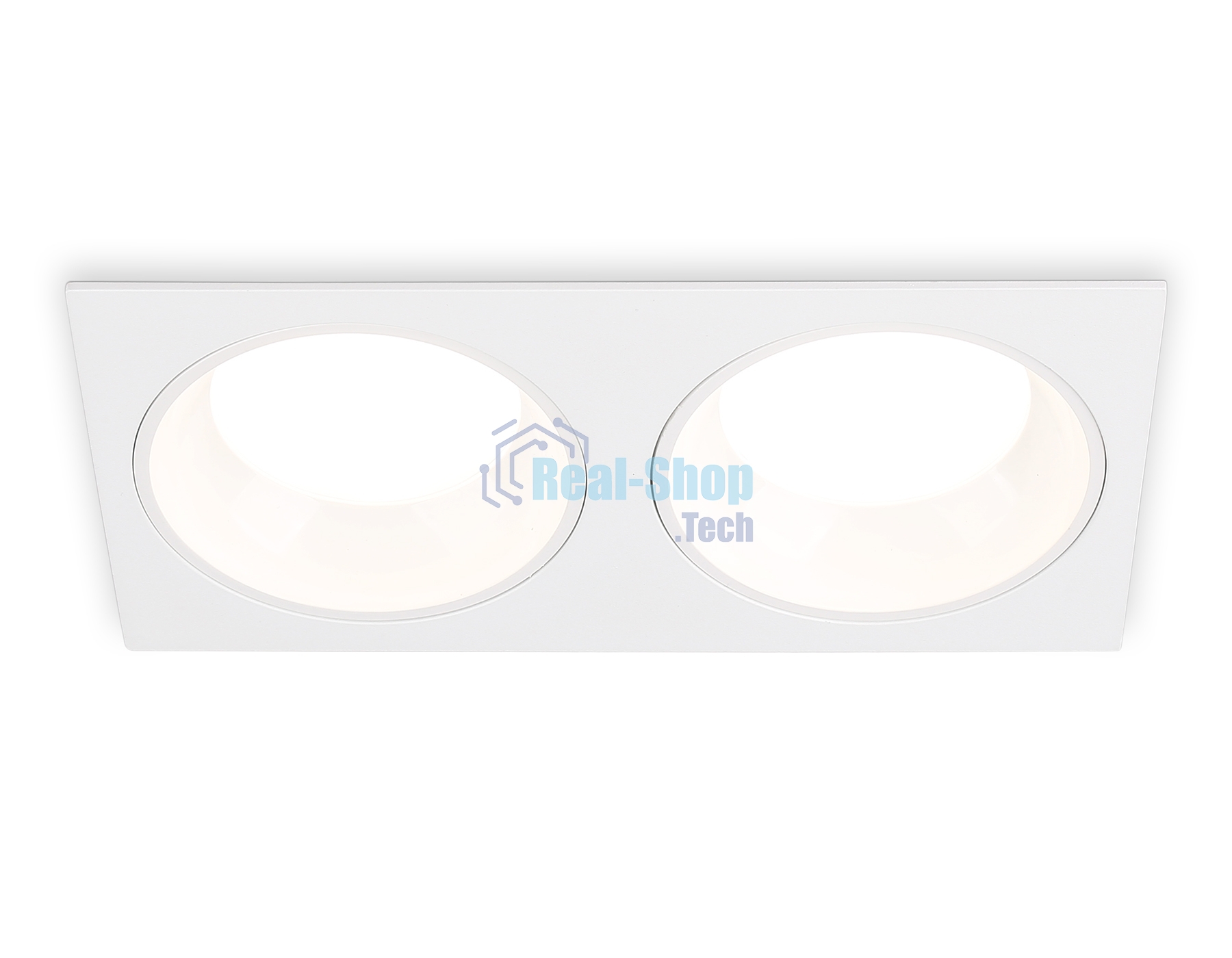 Светильник Ambrella light TN52343/2 SWH/GWH белый песок/белый глянец GX53 max 12W 220*115*25
