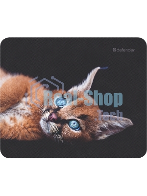 Коврик для мыши Defender Wild Animals и, 220x180x2 мм, 8 видов