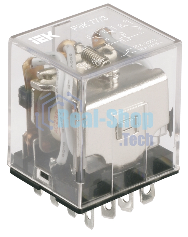 Реле IEK ONI РЭК78/3(MY3) с индикацией 5А 230В АC