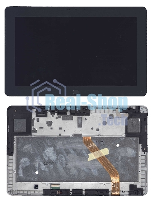 Модуль (матрица + тачскрин) для Samsung ATIV Tab GT-P8510 черный с рамкой