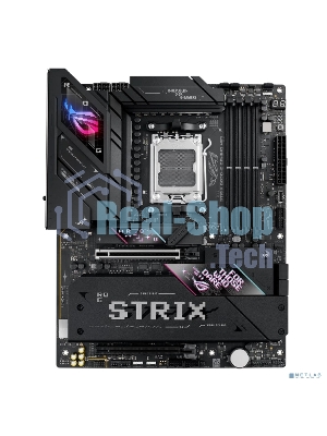 Материнская плата ASUS ROG STRIX B850-E GAMING WIFI, AM5, AMD B850, 4xDDR5, 4xSATA, 5xM.2, 1xPCI-E 5.0 x16, 1xPCI-E 4.0 x16, 1xRealtek 5Gb Ethernet, 1xUSB-C 4, 1xUSB-C 20Gbps, 6xUSB-A 10Gbps, 4xUSB-A 2.0, 3x3.5 мм, 7.1, ATX