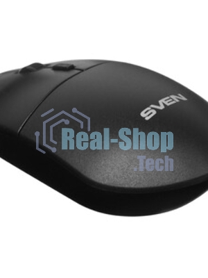 Мышь беспроводная SVEN RX-515SW черный, 1600 dpi, радиоканал, USB, кнопки - 4