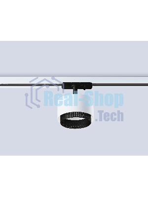 Трековый однофазный светильник Ambrella light GL5379 WH/BK белый/черный GX53 max 12W D95*130