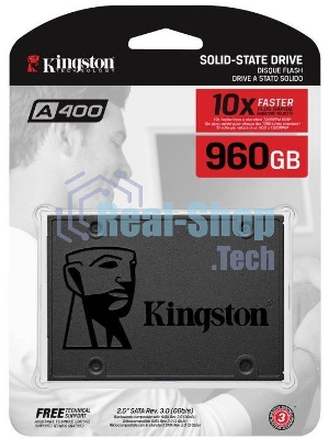 Накопитель SSD Kingston A400, 960Gb, SATA III, 2.5