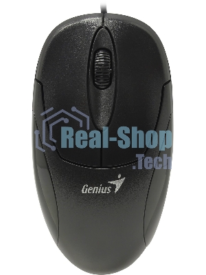 Мышь проводная Genius XScroll V3 черный, 1000 dpi, USB, кнопки - 3