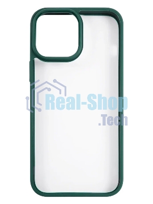 Чехол для Apple iPhone 13 Pro Max Usams US-BH771 прозрачный/зеленый (УТ000028123)
