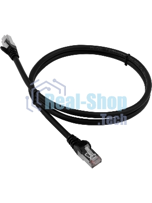 Патч-корд LANMASTER LSZH FTP cat.6, 3.0 м, черный