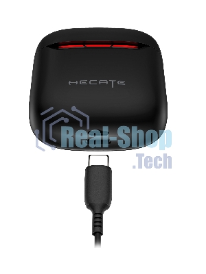 Наушники TWS Edifier Hecate GM3 Plus черный, вкладыши, Bluetooth, до 5.5 ч