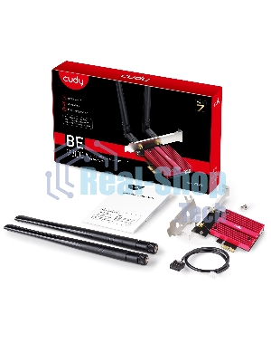 Адаптер Wi-Fi Cudy BE9300 Wi-Fi 7 PCI Express Adapter