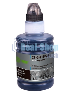 Чернила Cactus CS-GI41PGbK черный140мл для Canon PIXMA G1420/G2420/G2460/G3420/G3460