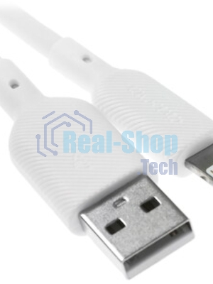 Кабель QUMO, MFI С48, USB-A на Apple 8 pin, силиконовый, 1м, 2,4A, 5V, 12W (белый)