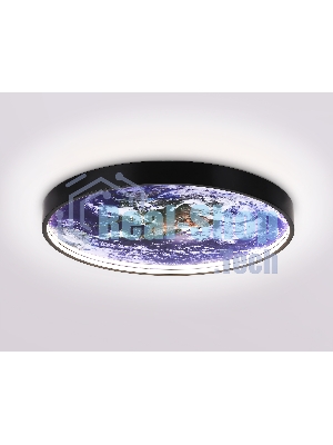 Настенно-потолочный светодиодный светильник Ambrella light FW11132 BK черный 18W LED 3000-6400K D300*38