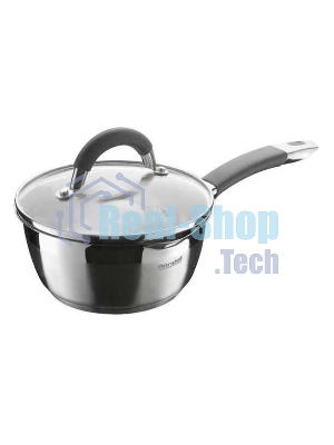 Ковш Rondell RDS-027 Flaммe 1,0 л Rondell RDS-027 с/кр 14 см 1,0 л Flaммe. Диаметр: 14 см. Объем: 1.0 л. Высококачественная пищевая сталь 18/10. Толщина стенок 0.6 мм. Тройное вштампованное, а затем вплавленное дно 5.0 мм. Комбинированная (зеркальная + матированная) обработка внешней поверхности. Отметки литража на внутренней поверхности посуды. Эргономичные крышка из термостойкого стекла со специальным ободком для удобного слива жидкости (2 диаметра отверстий). Ненагревающиеся ручки из нержавеющей стали с вставками из силикона. Надежное клепочное крепление. Плавный переход от дна к стенкам. Подарочная упаковка с ручкой. Буклет с рецептами. Подходит для всех видов плит и посудомоечной машины.
