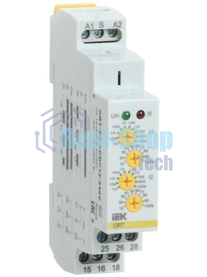 Реле циклическое ORT 2 конт. 12-240В AC/DC IEK ORT-S2-ACDC12-240V