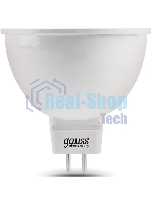 Лампа светодиодная Gauss LED Elementary MR16 GU5.3 7W 530lm 3000K 1/10/100 0