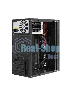 Компьютерный корпус Minitower ExeGate BAA-403-AAA450 (mATX, БП AAA450 с вент. 8см, 2*USB, HD Audio, черный)