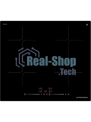 Варочная поверхность Kuppersberg/Варочная поверхность Kuppersberg, индукция, High-Tech, 9 уровней мощности, inverter, таймер, пауза, Booster, автоматическое отключение, Flexi-zone, слайдерное управление, поддержание тепла, черный