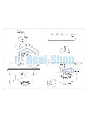 Трековый однофазный светильник Ambrella light GL5381 BK/GD черный/золото GX53 max 12W D95*130