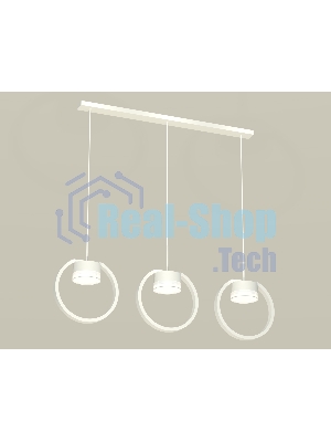 Светильник Ambrella light XB9106156/3 SWH/FR/CL белый песок/белый матовый/прозрачный GX53 (C9106, N8399)