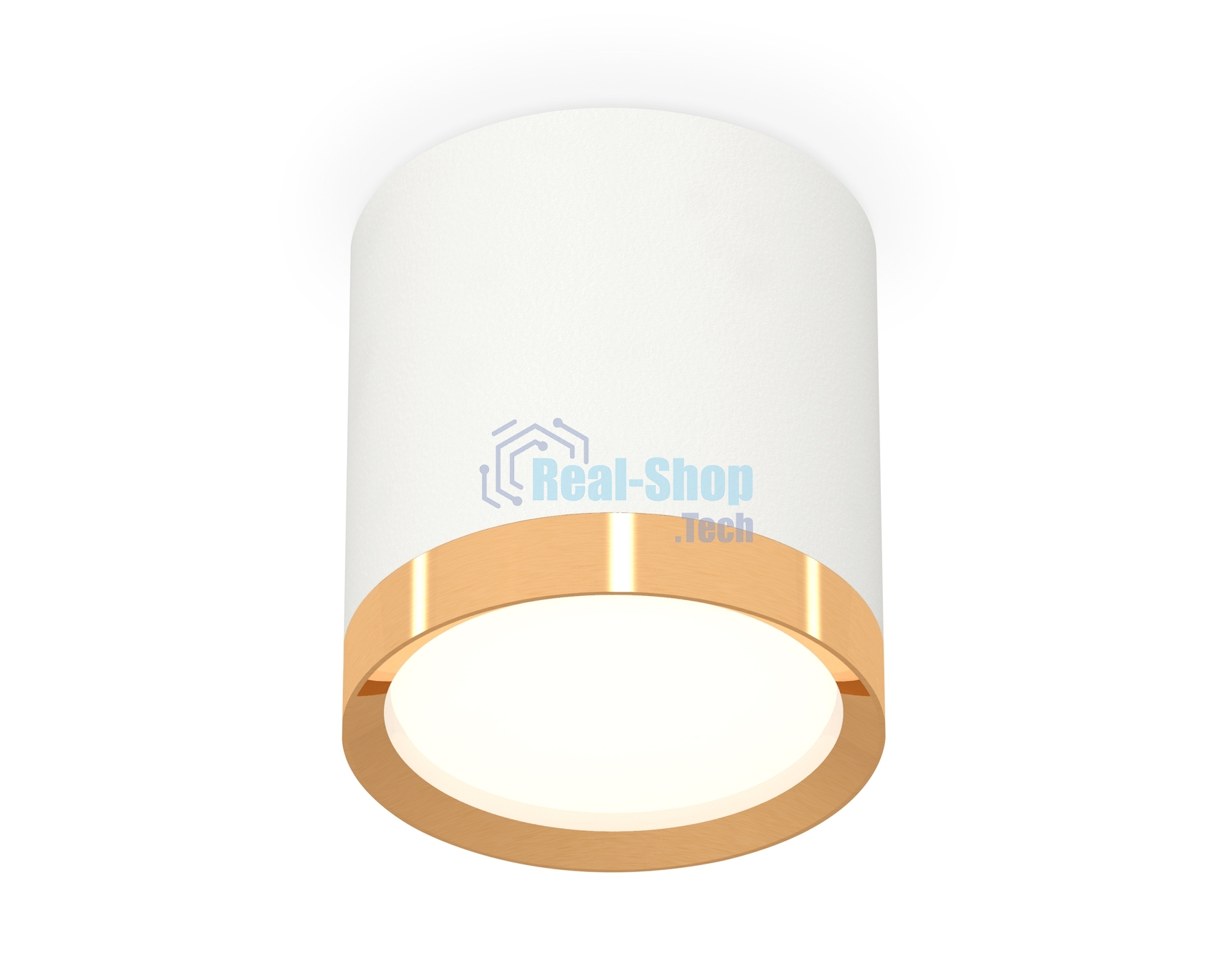 Светильник Ambrella Light XS8141004 SWH/PYG белый песок/золото желтое полированное GX53 (C8141, N8124)