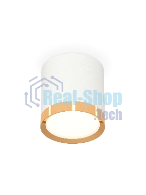 Светильник Ambrella Light XS8141004 SWH/PYG белый песок/золото желтое полированное GX53 (C8141, N8124)